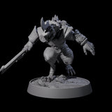 Sewer Dwelling Ratfolk E Miniature for Dungeons and Dragons, Pathfinder or other TTRPGs