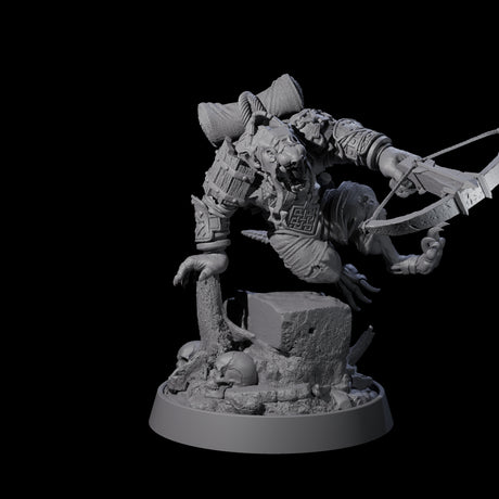 Sewer Dwelling Ratfolk F Miniature for Dungeons and Dragons, Pathfinder or other TTRPGs
