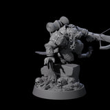 Sewer Dwelling Ratfolk F Miniature for Dungeons and Dragons, Pathfinder or other TTRPGs