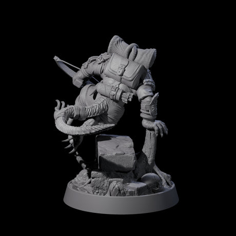 Sewer Dwelling Ratfolk F Miniature for Dungeons and Dragons, Pathfinder or other TTRPGs