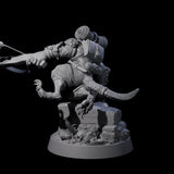 Sewer Dwelling Ratfolk F Miniature for Dungeons and Dragons, Pathfinder or other TTRPGs