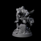 Sewer Dwelling Ratfolk F Miniature for Dungeons and Dragons, Pathfinder or other TTRPGs
