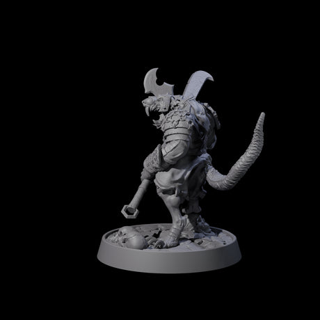Sewer Dwelling Ratfolk G Miniature for Dungeons and Dragons, Pathfinder or other TTRPGs