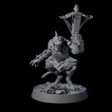 Sewer Dwelling Ratfolk H Miniature for Dungeons and Dragons, Pathfinder or other TTRPGs