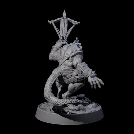 Sewer Dwelling Ratfolk H Miniature for Dungeons and Dragons, Pathfinder or other TTRPGs