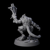 Sewer Dwelling Ratfolk H Miniature for Dungeons and Dragons, Pathfinder or other TTRPGs