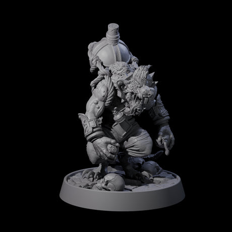Sewer Dwelling Ratfolk I Miniature for Dungeons and Dragons, Pathfinder or other TTRPGs