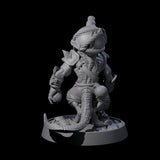 Sewer Dwelling Ratfolk I Miniature for Dungeons and Dragons, Pathfinder or other TTRPGs
