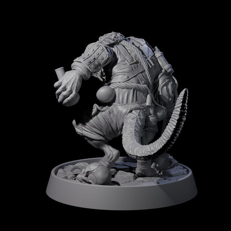 Sewer Dwelling Ratfolk K Miniature for Dungeons and Dragons, Pathfinder or other TTRPGs