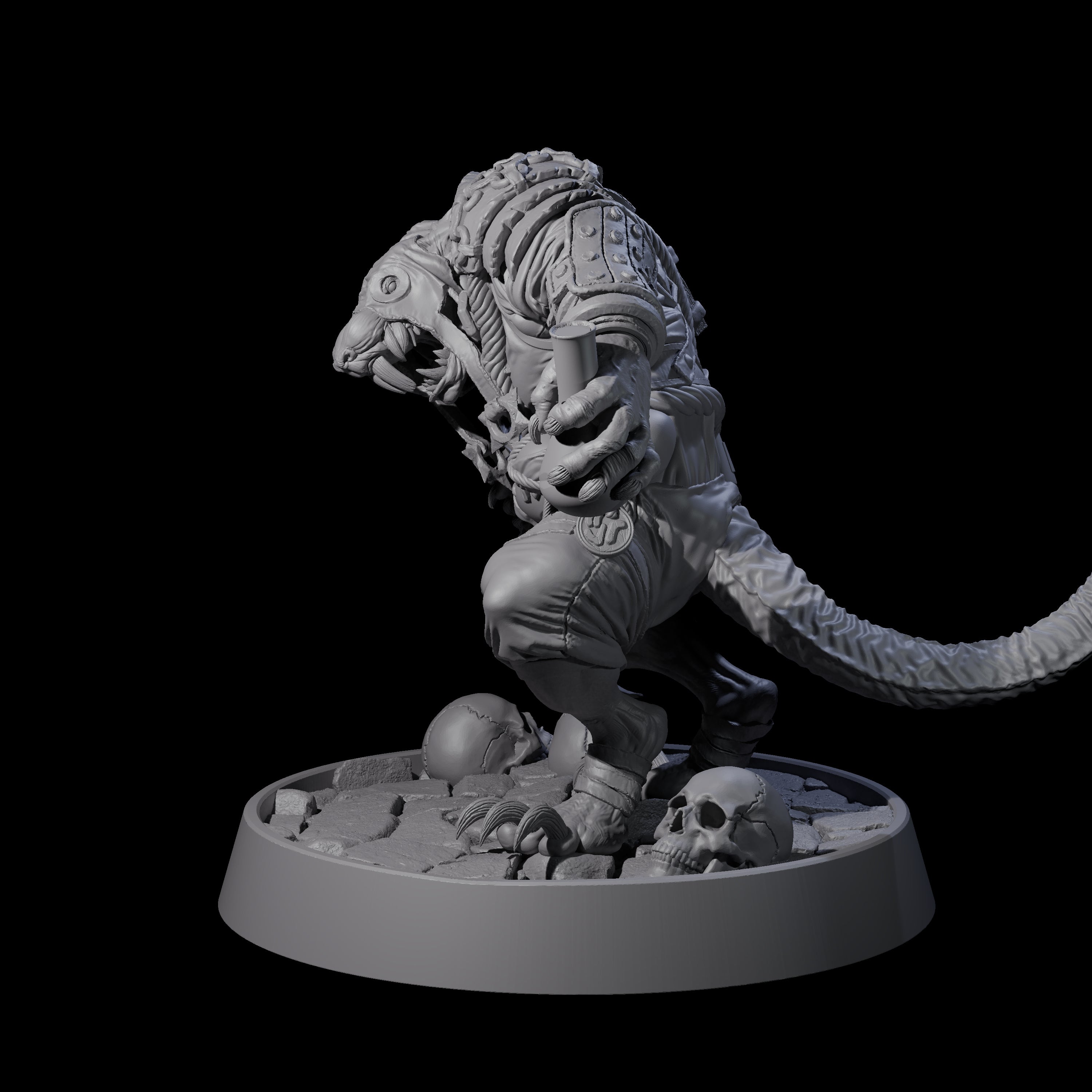Sewer Dwelling Ratfolk K Miniature for Dungeons and Dragons, Pathfinder or other TTRPGs