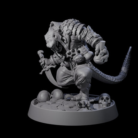 Sewer Dwelling Ratfolk K Miniature for Dungeons and Dragons, Pathfinder or other TTRPGs