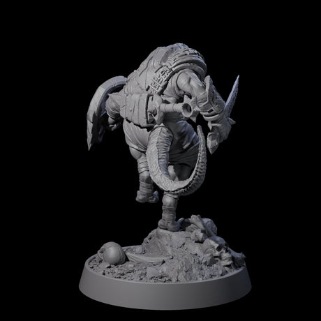 Sewer Dwelling Ratfolk L Miniature for Dungeons and Dragons, Pathfinder or other TTRPGs