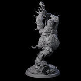 Sewn Together Ogre Basher C Miniature for Dungeons and Dragons, Pathfinder or other TTRPGs