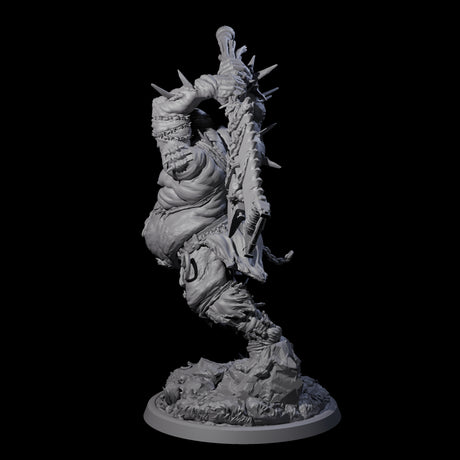 Sewn Together Ogre Basher C Miniature for Dungeons and Dragons, Pathfinder or other TTRPGs