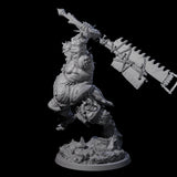 Sewn Together Ogre Basher C Miniature for Dungeons and Dragons, Pathfinder or other TTRPGs