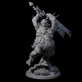 Sewn Together Ogre Basher C Miniature for Dungeons and Dragons, Pathfinder or other TTRPGs