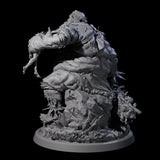 Sewn Together Ogre Basher D Miniature for Dungeons and Dragons, Pathfinder or other TTRPGs