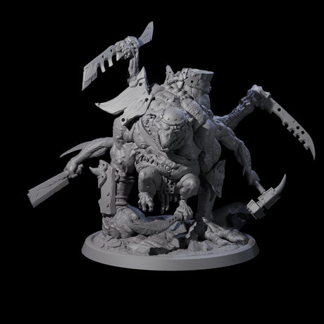 Sewn Together Troll Mishmash Miniature for Dungeons and Dragons, Pathfinder or other TTRPGs