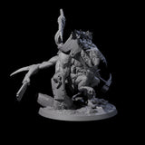 Sewn Together Troll Mishmash Miniature for Dungeons and Dragons, Pathfinder or other TTRPGs