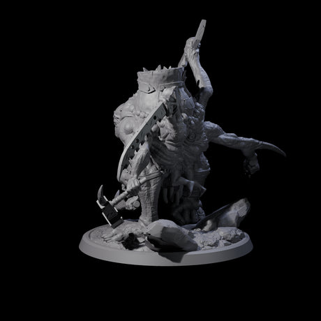 Sewn Together Troll Mishmash Miniature for Dungeons and Dragons, Pathfinder or other TTRPGs