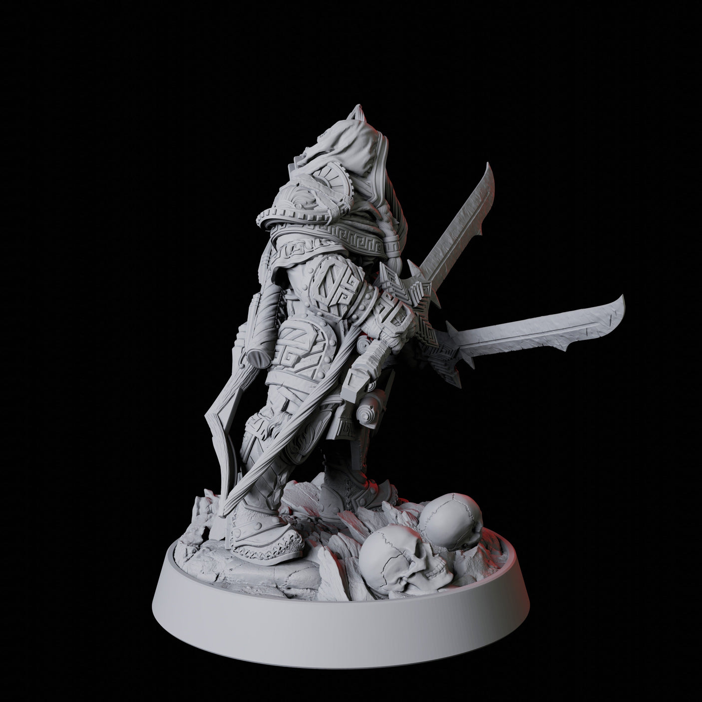 Shadow Assassin Miniature for Dungeons and Dragons, Pathfinder or other TTRPGs