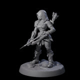 Shadowy Assassin Sister A Miniature for Dungeons and Dragons, Pathfinder or other TTRPGs