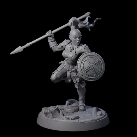 Shadowy Assassin Sister C Miniature for Dungeons and Dragons, Pathfinder or other TTRPGs