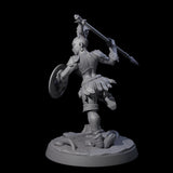 Shadowy Assassin Sister C Miniature for Dungeons and Dragons, Pathfinder or other TTRPGs