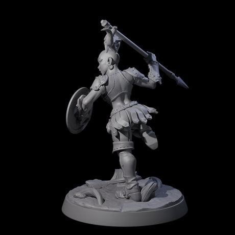 Shadowy Assassin Sister C Miniature for Dungeons and Dragons, Pathfinder or other TTRPGs