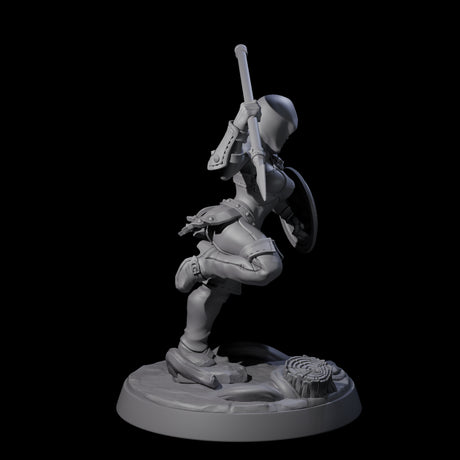 Shadowy Assassin Sister C Miniature for Dungeons and Dragons, Pathfinder or other TTRPGs