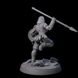 Shadowy Assassin Sister C Miniature for Dungeons and Dragons, Pathfinder or other TTRPGs