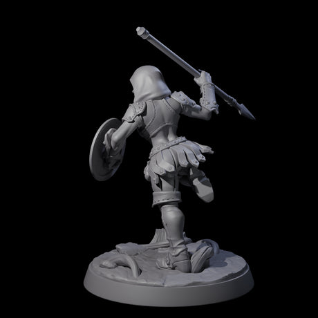 Shadowy Assassin Sister C Miniature for Dungeons and Dragons, Pathfinder or other TTRPGs