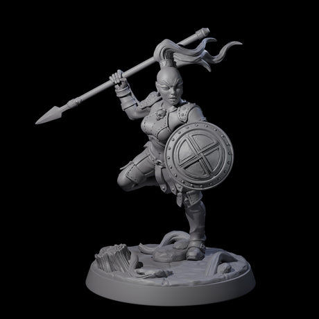 Shadowy Assassin Sister C Miniature for Dungeons and Dragons, Pathfinder or other TTRPGs