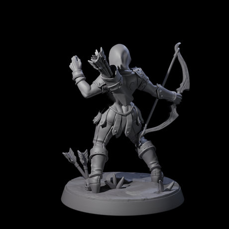 Shadowy Assassin Sister D Miniature for Dungeons and Dragons, Pathfinder or other TTRPGs