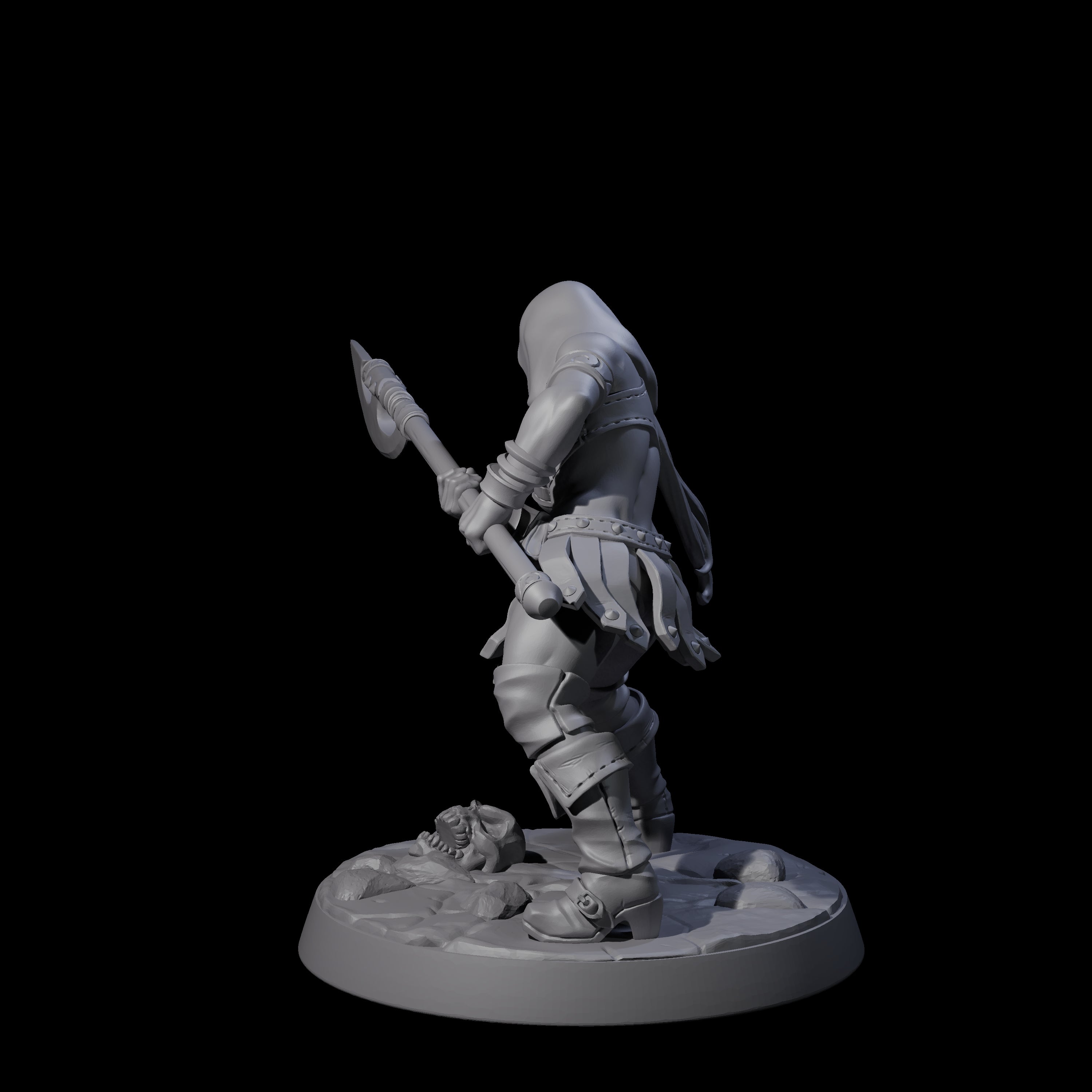 Shadowy Assassin Sister E Miniature for Dungeons and Dragons, Pathfinder or other TTRPGs