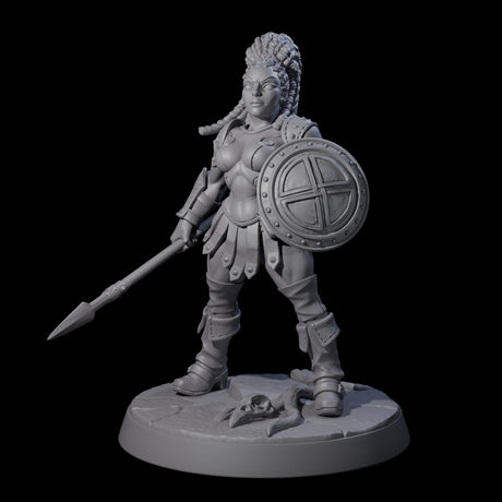 Shadowy Assassin Sister F Miniature for Dungeons and Dragons, Pathfinder or other TTRPGs