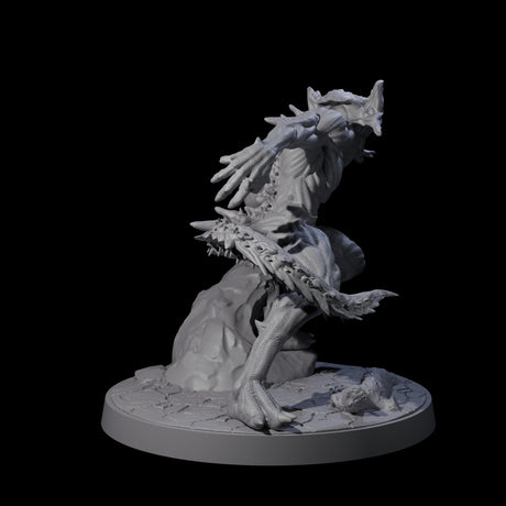 Shadowy Barghest B Miniature for Dungeons and Dragons, Pathfinder or other TTRPGs