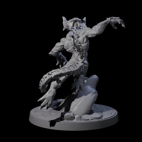 Shadowy Barghest C Miniature for Dungeons and Dragons, Pathfinder or other TTRPGs