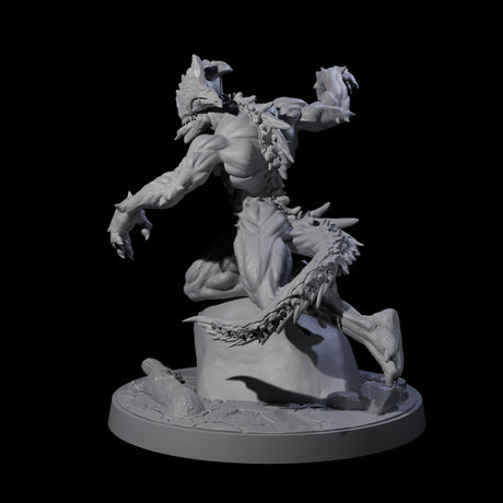 Shadowy Barghest C Miniature for Dungeons and Dragons, Pathfinder or other TTRPGs