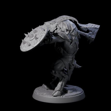 Shadowy Beastman B Miniature for Dungeons and Dragons, Pathfinder or other TTRPGs