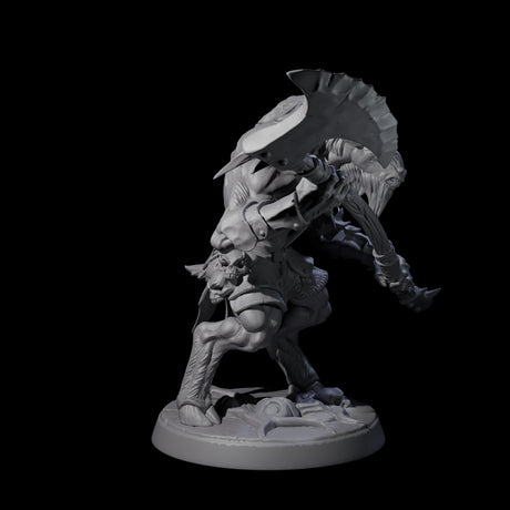Shadowy Beastman D Miniature for Dungeons and Dragons, Pathfinder or other TTRPGs