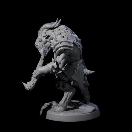 Shadowy Beastman D Miniature for Dungeons and Dragons, Pathfinder or other TTRPGs