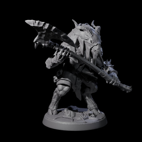 Shadowy Beastman D Miniature for Dungeons and Dragons, Pathfinder or other TTRPGs