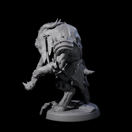 Shadowy Beastman D Miniature for Dungeons and Dragons, Pathfinder or other TTRPGs