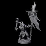 Shadowy Beastman E Miniature for Dungeons and Dragons, Pathfinder or other TTRPGs