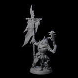 Shadowy Beastman E Miniature for Dungeons and Dragons, Pathfinder or other TTRPGs