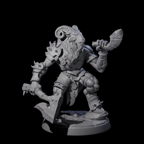 Shadowy Beastman F Miniature for Dungeons and Dragons, Pathfinder or other TTRPGs
