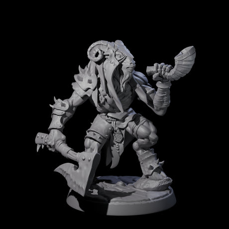 Shadowy Beastman F Miniature for Dungeons and Dragons, Pathfinder or other TTRPGs