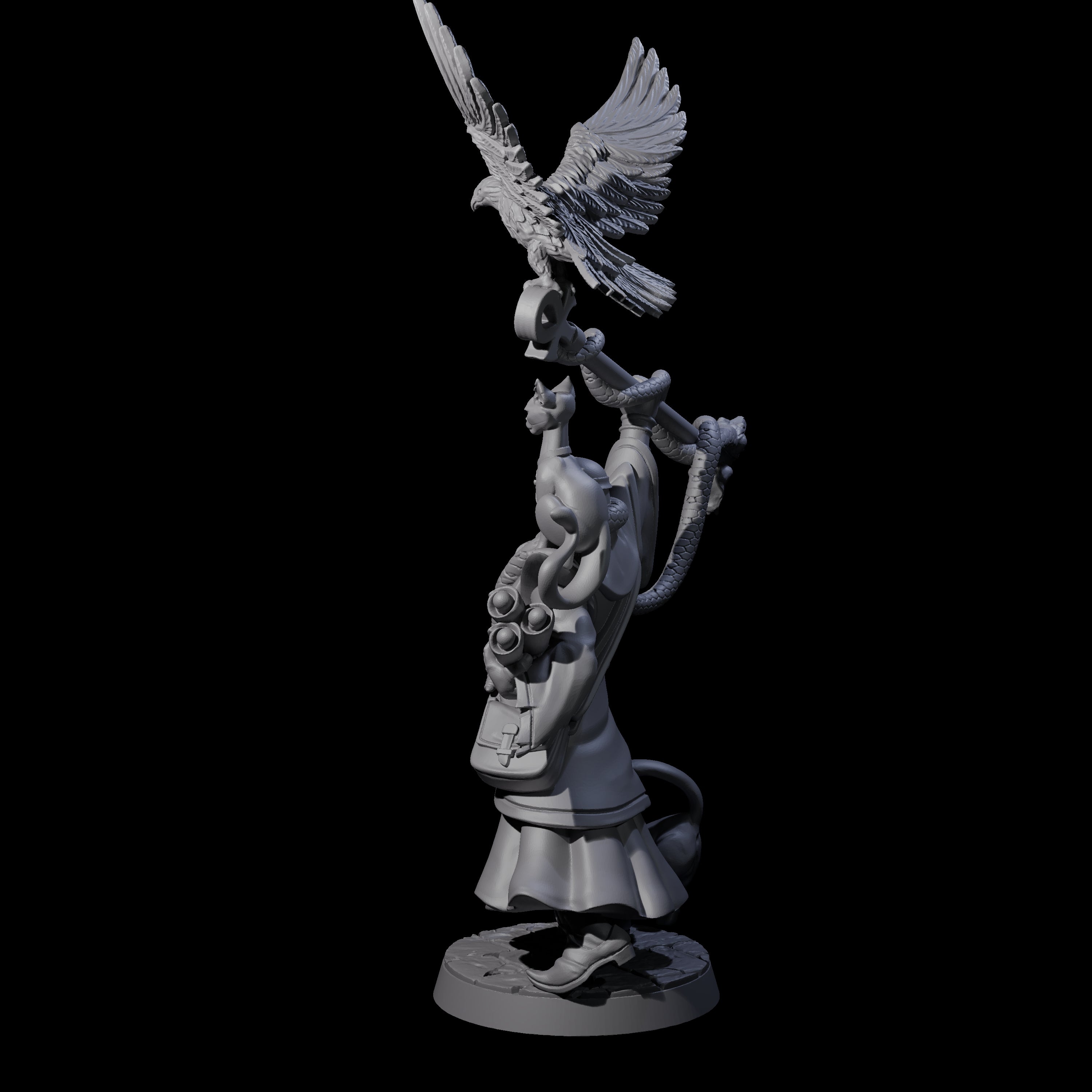 Shadowy Magi Advisor Miniature for Dungeons and Dragons, Pathfinder or other TTRPGs