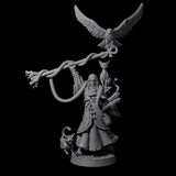 Shadowy Magi Advisor Miniature for Dungeons and Dragons, Pathfinder or other TTRPGs
